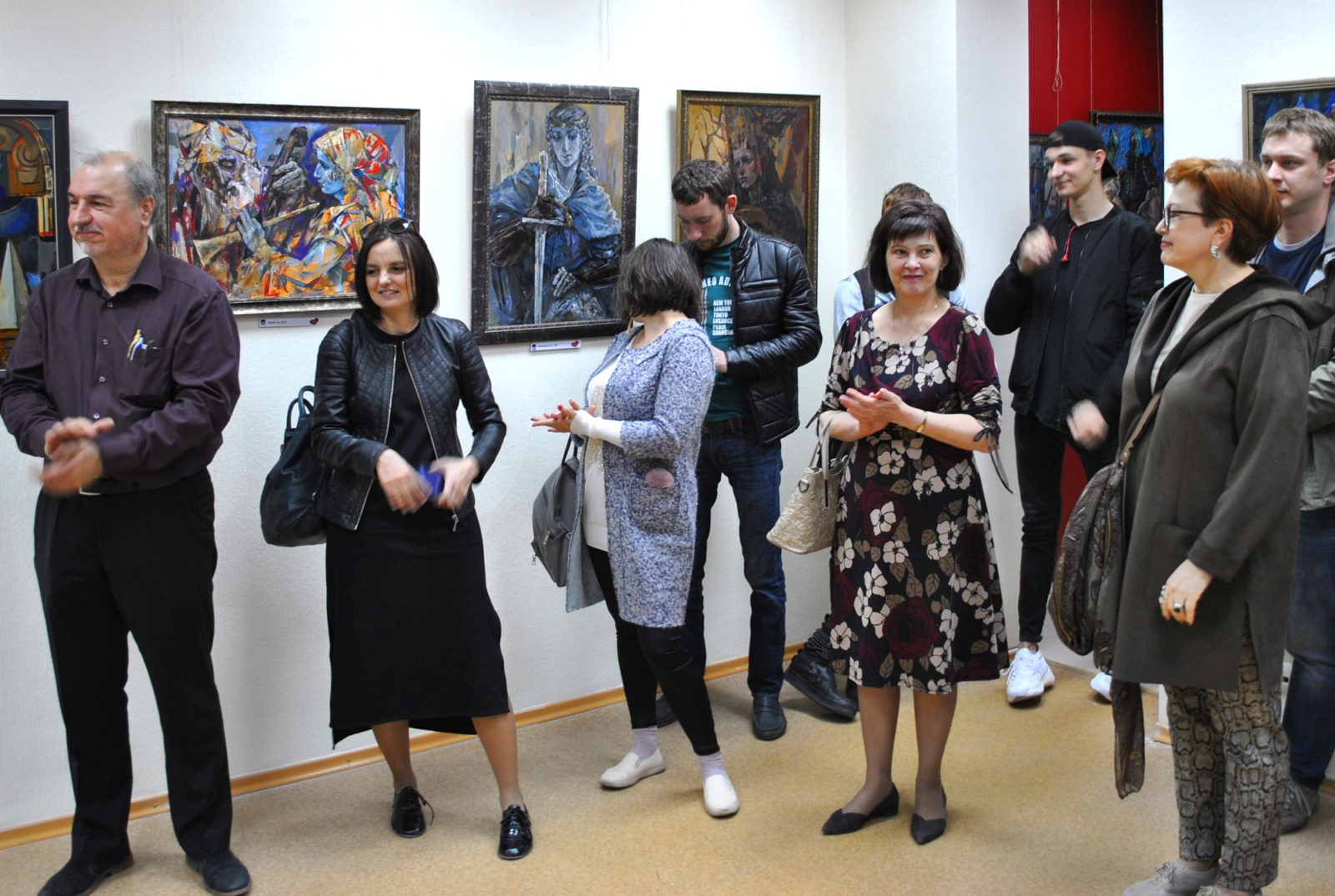 23 апреля 2019г. - Открытие выставки Филатовой Н.Г.